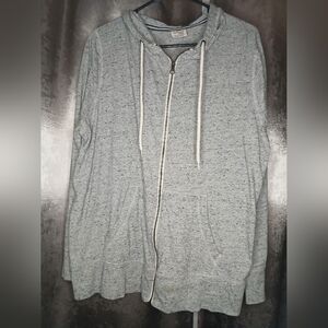 Danskin Now Gray Hoodie Sz 2x